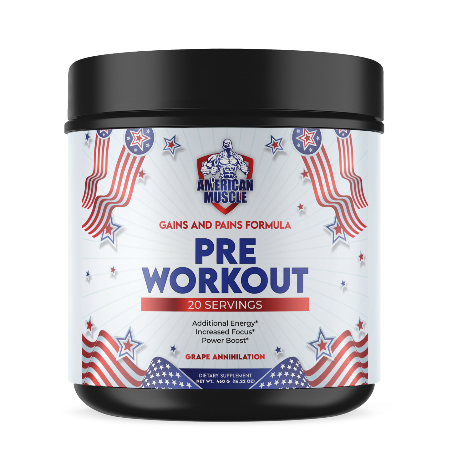 Pre - Workout w/Creatine 5g (Grape Annihilator)