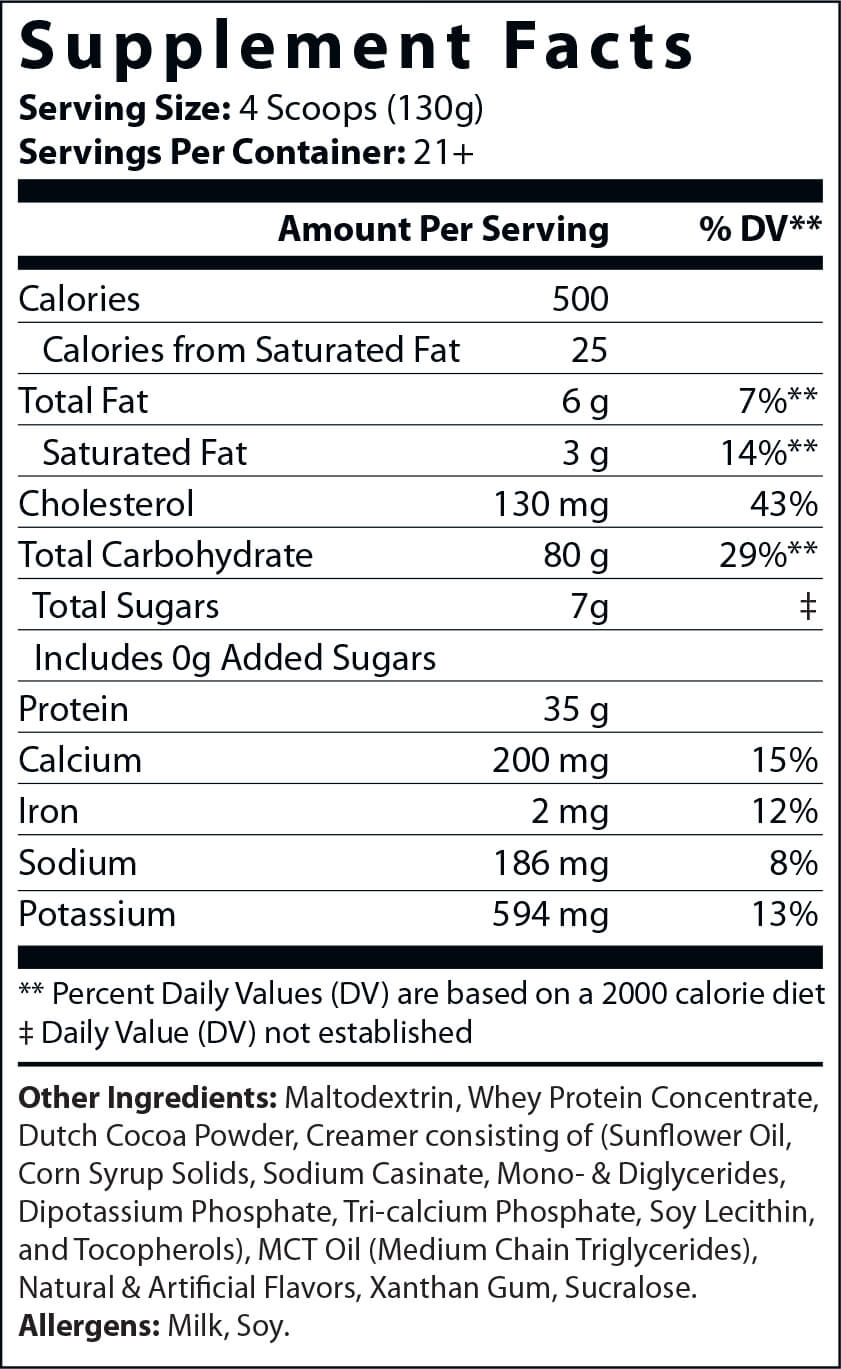 Bulk Up Mass Gainer Chocolate