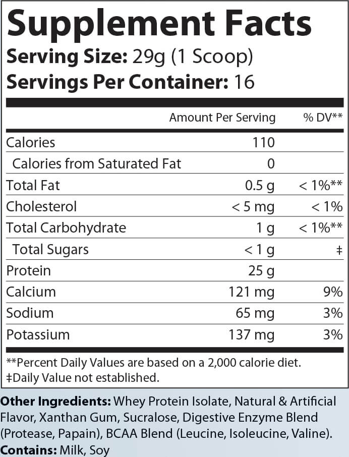 Whey Armor Isolate Vanilla