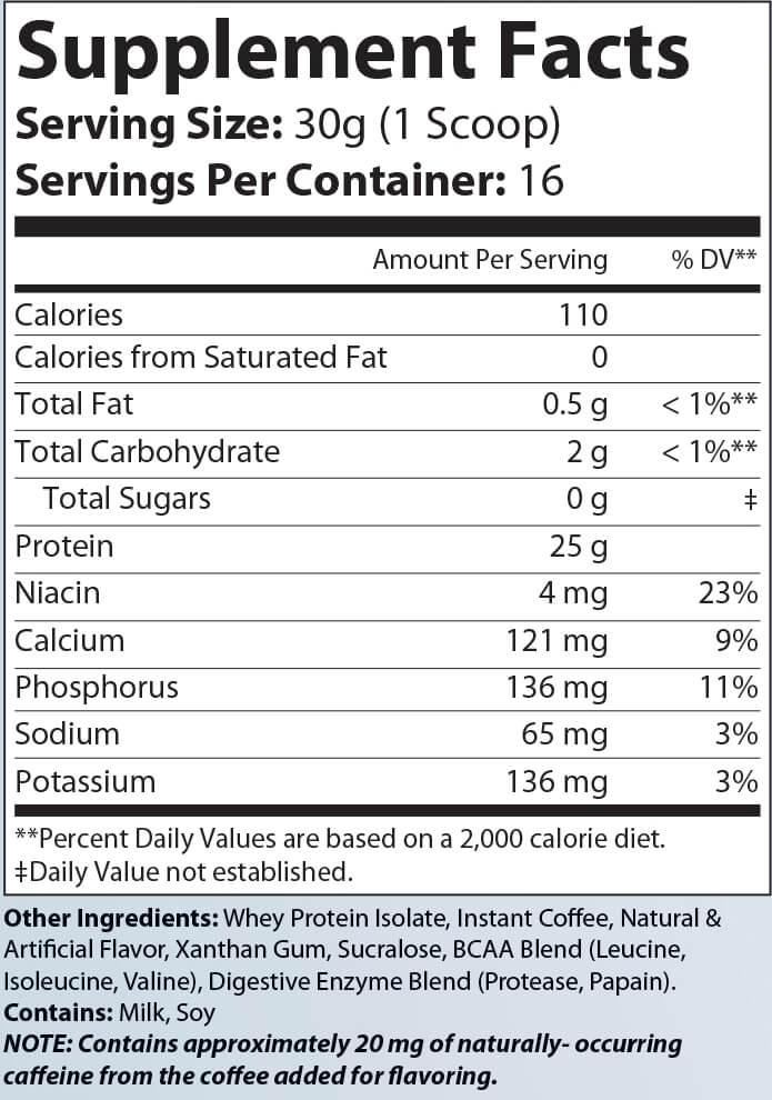 Whey Armor Isolate Cappuccino