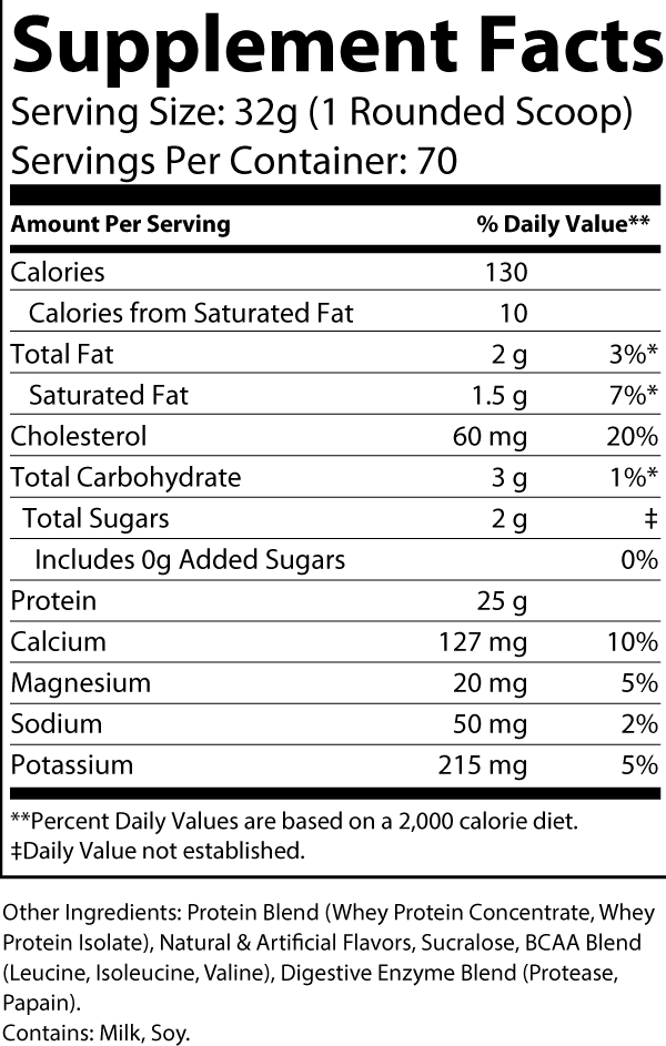 Whey Protein Vanilla