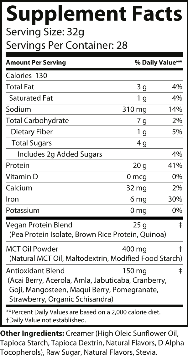 Vegan Protein (Vanilla Milkshake)