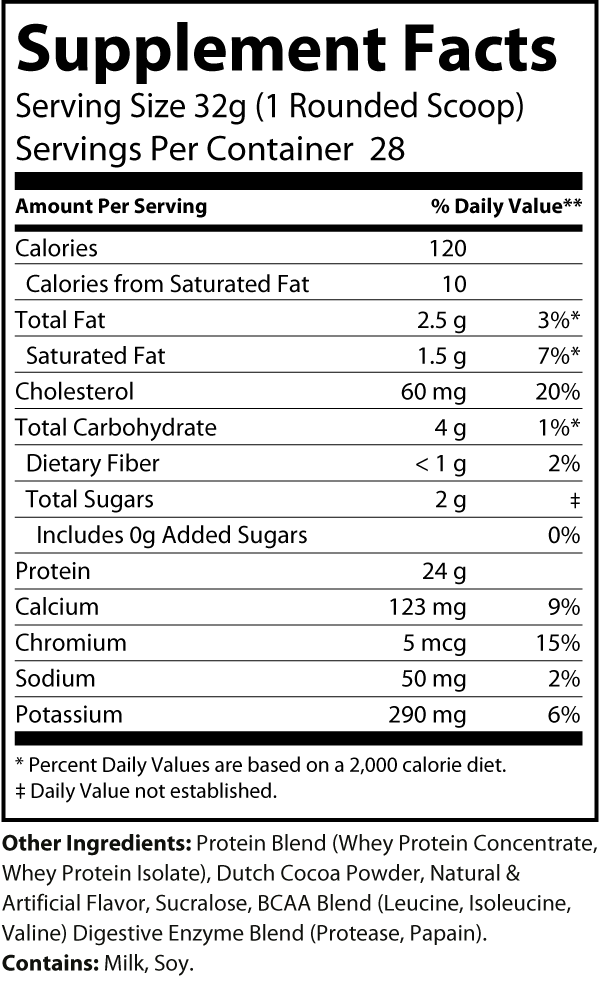 Whey Protein Chocolate