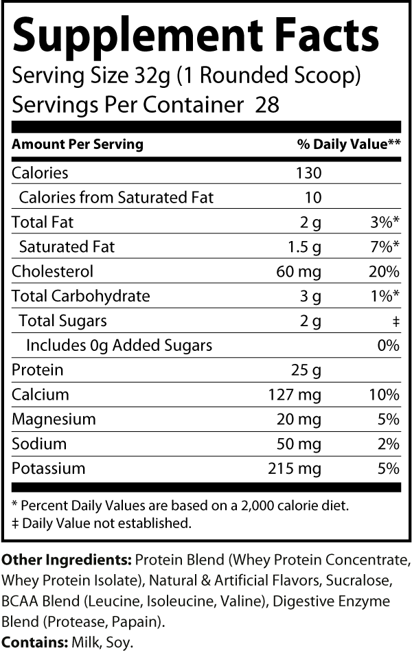 Whey Protein Vanilla